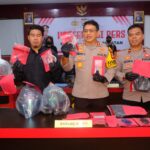 Polda Sulsel Gelar Konferensi Pers Terkait Penangkapan Pembobol ATM Lintas Provinsi Dengan Modus Call Center Palsu