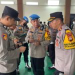 Tegakkan Kedisiplinan, Propam Polres Gowa Lakukan Pemeriksaan Kelengkapan Personel