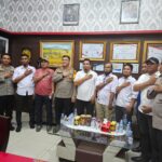Kapolres Gowa Terima Kunjungan Silaturahmi PWI Kabuapten Gowa