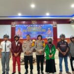 Menjaga pemilu Damai 2024, Satuan Lantas Polres Gowa Resmi Mendeklarasikan Gowa bebas dari knalpot Resing.
