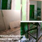 Kepsek SMP 5 Pallangga, Pengerjaan Jamban Dari Uang Swadaya Para Guru Akan Digantikan Ketika Pencairan Dana BOS 