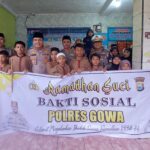 Polres Gowa Gelar Bakti Sosial Ramadhan, Salurkan Bantuan ke Panti Asuhan