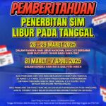 Satlantas Polres Gowa: Penerbitan SIM Libur pada 28-29 Maret dan 31 Maret-7 April 2025