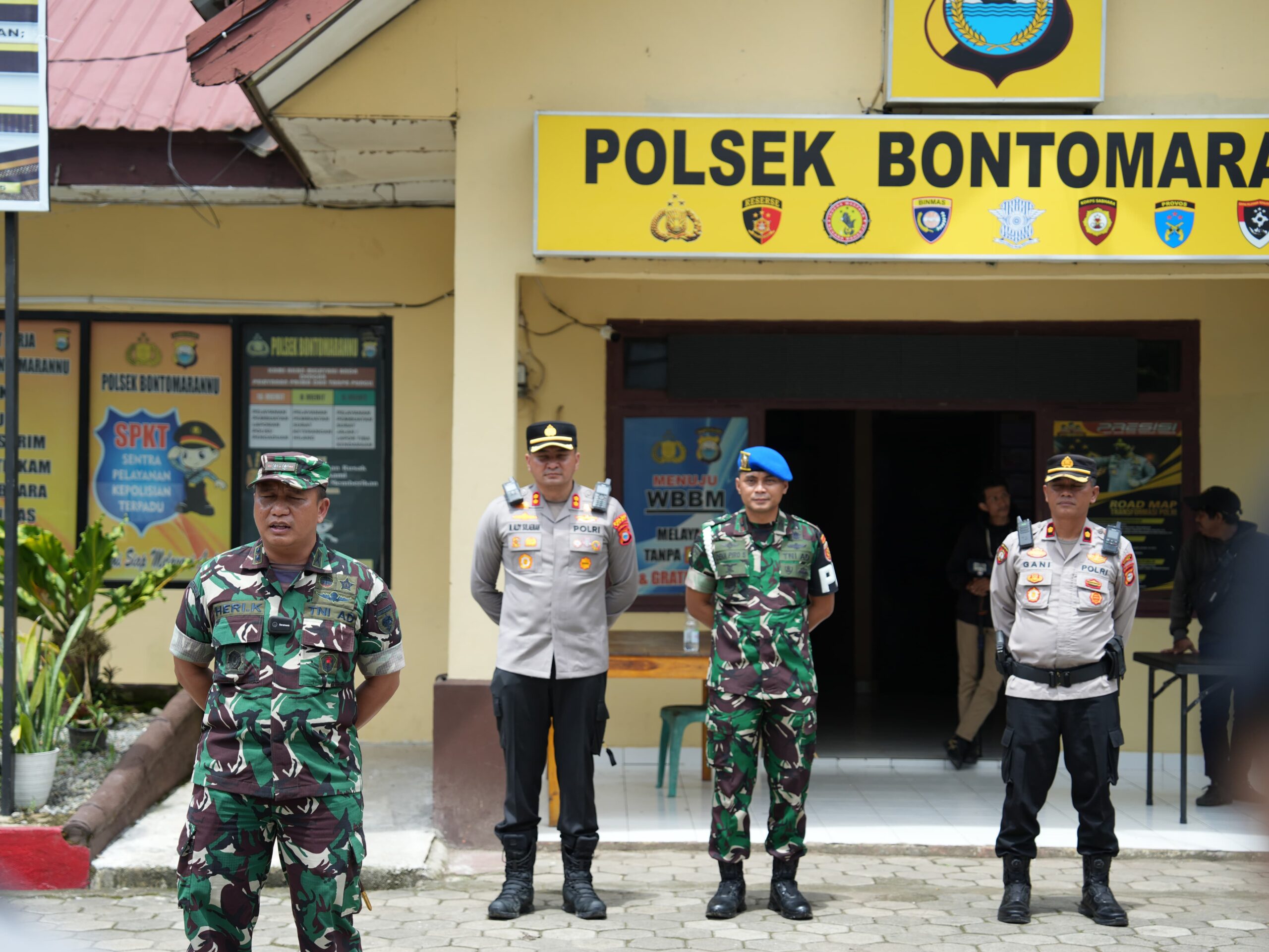 Cegah Perjudian, Tim Gabungan TNI-Polri Gowa Tertibkan Lokasi Sabung Ayam di Desa Nirannuang