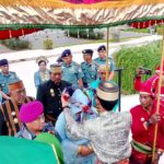 Kerajaan Gowa Terima Kunjungan Danlantamal VI Brigjen TNI Wahyudi di Istana Balla Lompoa