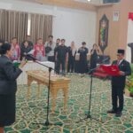 Heriyus Lantik Lynda Kristiane sebagai Sekda Definitif Murung Raya